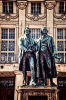 Monument Goethe-Schiller à Weimar