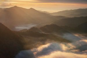 Pieniny Sonnenaufgang