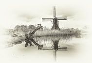Mühle in Lower Keppel von Willem  Bentink Miniaturansicht