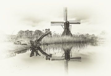 Molen in Laag Keppel van Willem  Bentink