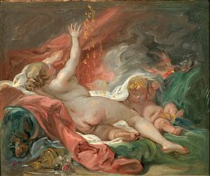 François Boucher. Danaë und die Dusche des Goldes