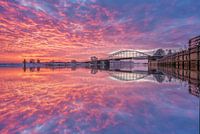 sunset boven de IJssel