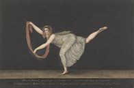 Tänzerin Annette Köbler, die Pas-de-Schal-Darstellerin, Bartholomäus Ziesenis von Marieke de Koning Miniaturansicht