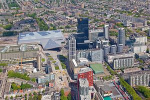 Luftaufnahme von Rotterdam Central District