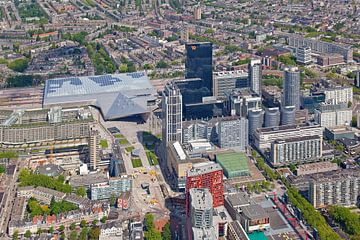 Aerial view of Rotterdam Central District by Anton de Zeeuw