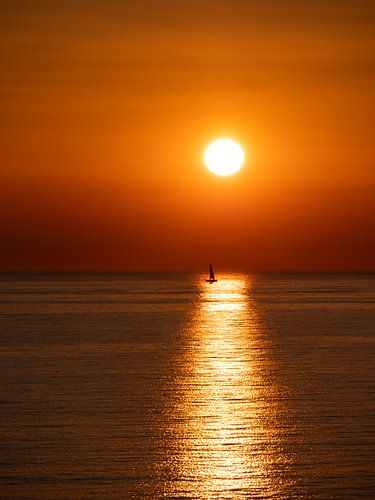 Coucher de soleil sur Michel Meijer