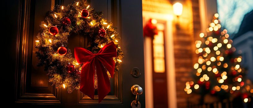 Kerst glamour van Poster Art Shop