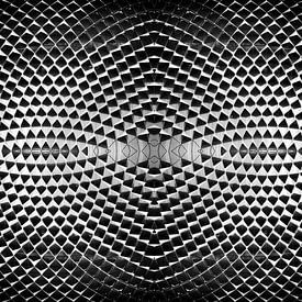 Die Esplanade Singapur als hypnotische geometrische Illusion von Bas Potman