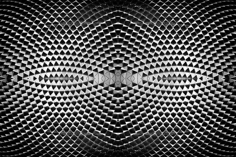 The Esplanade Reimagined as a Hypnotic Geometric Illusion by Bas Potman