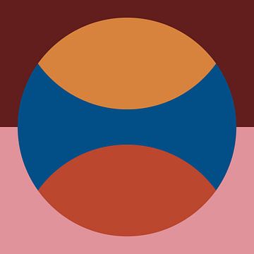 Abstrakte Retro-Geometrie