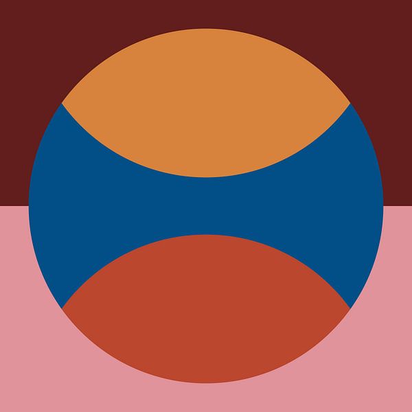 Géométrie abstraite rétro par Dina Dankers