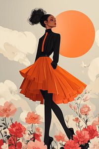 Sonnenuntergangs-Chic