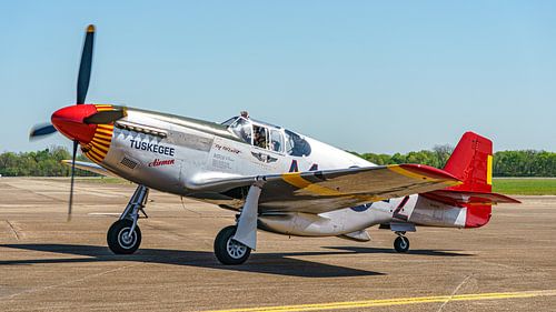 North American P-51C Mustang van de Tuskegee Airmen.