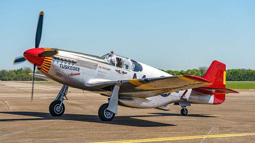 North American P-51 C Mustang der Tuskegee Airmen. von Jaap van den Berg