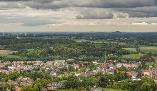 Panorama van Vaals vanaf de Wilhelminatoren