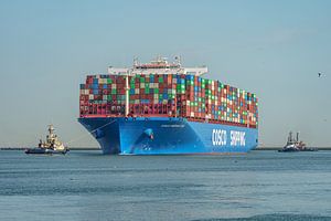 Arrivée du porte-conteneurs Cosco Shipping Star.