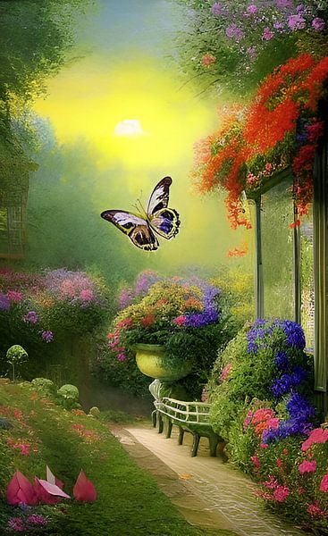 Japanese Garden by The Art of Mark Fischer