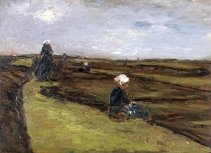 Die Netzflickerinnen, MAX LIEBERMANN, 1887