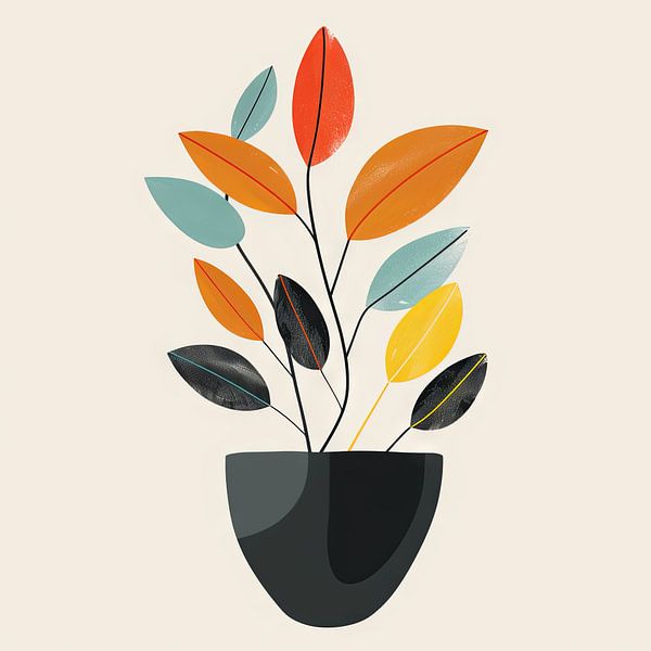 Minimalist plants by Poster Art Shop