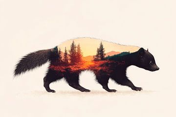 Animal landscape by Poster Art Shop