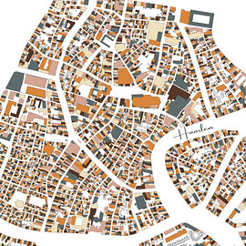 Stadtplan von Haarlem von Stef van Campen