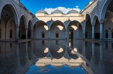 Reflections in mosque by Werner Lerooy