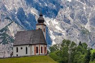 Kirche Dienten am Hochkonig von Harold van den Berge Miniaturansicht