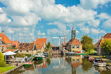 Das alte Dorf Hindeloopen von Martin Bergsma