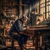 Der Holzhandwerker in früheren Zeiten. von Harry Stok