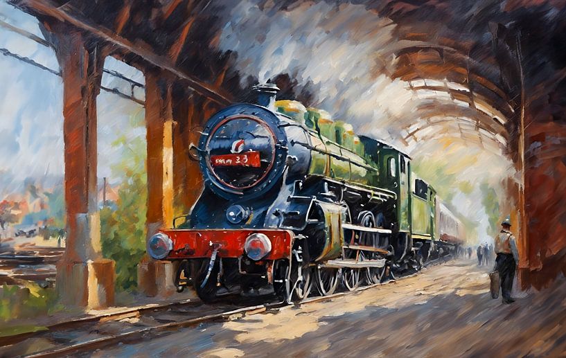 Dampflokomotive von Kees van den Burg