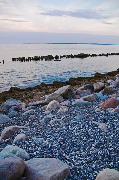 Blauw uur - Jasmund Baai op het eiland Rügen van Silva Wischeropp