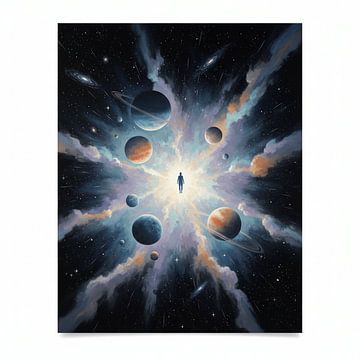 Dérive solitaire dans le cosmos sur LUKMAN HIDAYAT