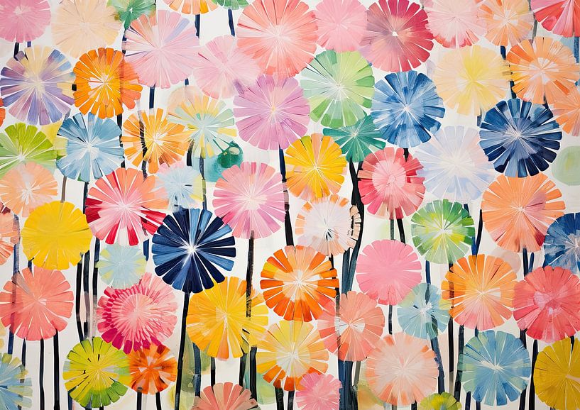 Flower: Dandelion by Eye catching paintings