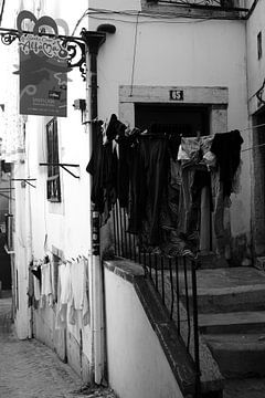 laundry in Alfama Lisbon by Madeltijntje