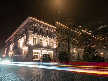 Burghausen old town in winter (2)