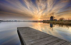 Twiskemolen au coucher du soleil