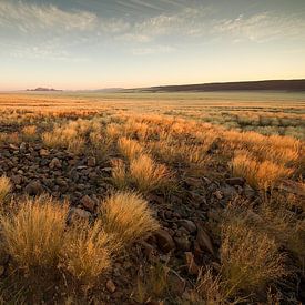 Landschap in Afrika van HJ de Ruijter