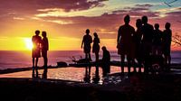 Infinity pool party