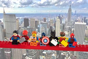 Lunch atop a skyscraper Lego edition - Super Heroes - Men - New York