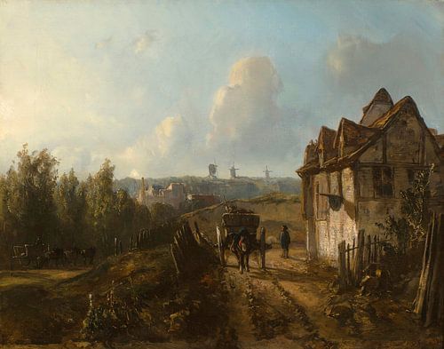 Uitzicht op Monmartre, Johan Barthold Jongkind