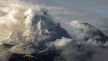 Mount Langkofel (Sassolungo) van Sidney van den Boogaard