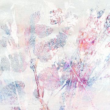 Bos van bladeren in pastel van Claudia Gründler