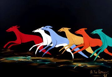 Race naar de Vrijheid van Rita Tielemans Kunst