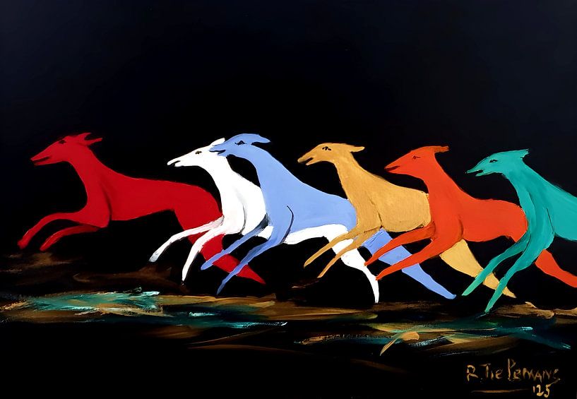 Race naar de Vrijheid van Rita Tielemans Kunst