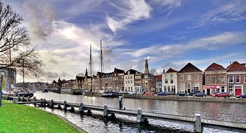 Het Spaarne, Haarlem (2020) van Eric Oudendijk
