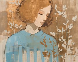 Stille inmitten des Betons von Wunderbare Kunst