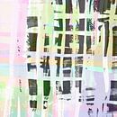 Strepen Zwart Wit Pastel van Claudia Gründler thumbnail