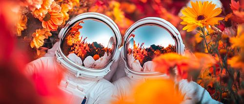 Ruimte en bloemen