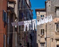 Laundry on the line in Italy