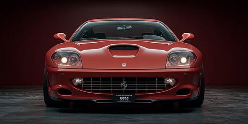 Roter Ferrari 559 von PixelPrestige